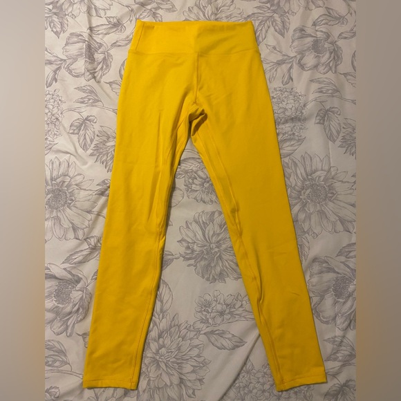 Til You Collapse Effortless Classic Leggings- in Mustard - Picture 2 of 2